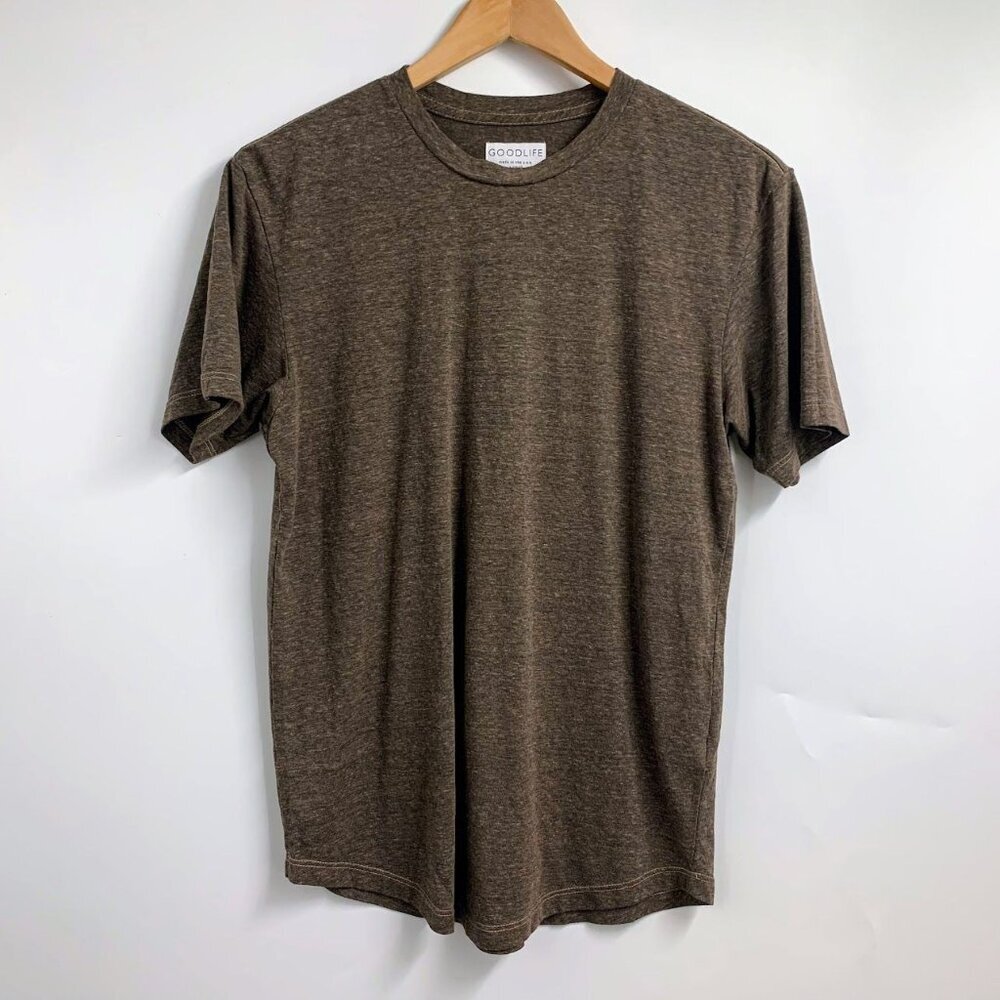 Goodlife Men's Overdye Triblend Short Sleeve Crew Neck‎ T-Shirt Size XS
